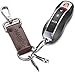 Marino Men's Genuine Leather Ratchet Dress Belt with Automatic Buckle, Enclosed in an Elegant Gift Box - Brown and Silver Open Grid Buckle W Brown Leather - Custom: Up to 44