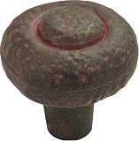 Hickory Hardware P3002-RI 1-1/4-Inch Refined Rustic Knob, Rustic Iron