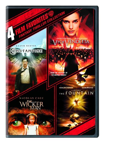 Cover art for 4 Film Favorites: Fantasy Thrillers (Constantine / V For Vendetta / The Wicker Man / The Fountain) Cover art for 4 Film Favorites: Fantasy Thrillers (Constantine / V For Vendetta / The Wicker Man / The Fountain)