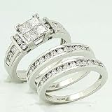 14k White Gold Round Diamond Ladies Bridal Ring Engagement Matching Band Set 1/2 CT (0.50 cttw, H I Color, I1 I2 Clarity) Reviews 51nFt0CTwfL. SL160 14k White Gold Round Diamond Ladies Bridal Ring Engagement Matching Band Set 1/2 CT (0.50 cttw, H I Color, I1 I2 Clarity) Reviews