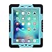 Ipad case, Afranker Ipad 2 case, Ipad 3 case, Ipad 4 Case Plastic Kid Proof Extreme Duty Dual Protective Back Cover with Kickstand Black/blue
