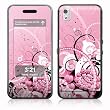 Her Abstraction Design Protective Skin Decal Sticker for Samsung Instinct SCH-M800 Cell Phone