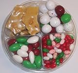 Scott's Cakes 4-Pack Christmas Mix Jelly Beans, Christmas Jordan Almonds, Christmas Malt Balls, & Peanut Brittle