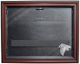 NFL Atlanta Falcons Removable Face Jersey Display -Mahogany with Museum Quality UV Upgrade