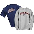 Denver Broncos NFL Youth Belly Banded Hooded Sweatshirt and T-Shirt Combo Pack