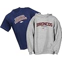 Denver Broncos NFL Youth Belly Banded Hooded Sweatshirt and T-Shirt Combo Pack