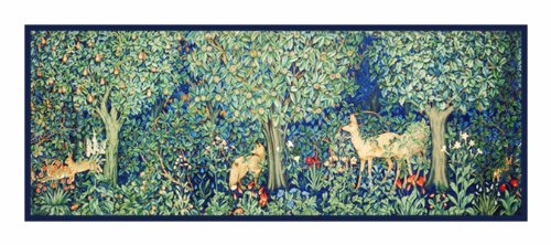 Forest Greenery Runner by William Morris Counted Cross Stitch Pattern