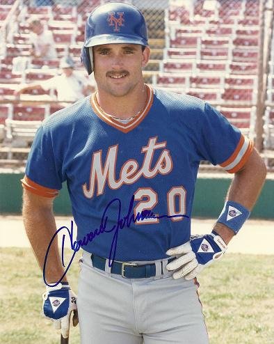 Howard Johnson Autographed New York Mets 8x10 Photo