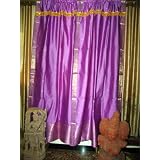 2LavenderSilkSariDrapes,Panels,CurtainsIndia84