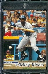 1999 Fleer Sports Illustrated Greats of the Game # 72 Mickey Rivers New York Yankees Baseball Card - Mint Condition - Shipped In Protective ScrewDown Display Case!