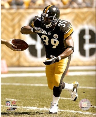 Willie Parker Steelers Taking Hand Off 8x10 Photo