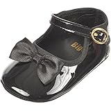 BIG OSHI Baby Girls' "Toe Bow" Mary Jane Booties - 001