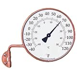Conant Custom Brass Model T-6C Vermont Copper Dial Thermometer
