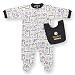NFL Steelers Infant Snap Front Sleep N Play with Matching Bib, 0-3 Months