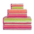 Contemporary Home 6-pc. Towel Set - Melon Stripe