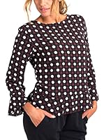 Ornella Dutti Blusa Liberty (Negro / Marrón)