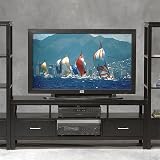 Linon Sutton Black TV Stand