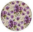 English Bone China 8" Plate-pansy Chintz Decor