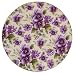 English Bone China 8" Plate-pansy Chintz Decor