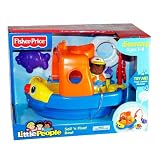 Fisher Price Little People Movers Sail n Float Boat New
