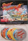  : Street Fighter Capcom Collectible POG POGS Milkcap Game Set