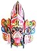 Bali Mask Wall Decor Garuda Vishnu Bird Mask Hindu Barong Mask- Collector's Item