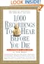 1,000 Recordings to Hear Before You Die (1,000... Before You Die Books)
