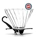 Coffee Dripper – Vitabliss Glass Coffee Brewer Maker Cone of 3 oz. with Paper Filters