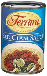 Ferrara Red Clam Sauce, 15-Ounce Cans (Pack of 12)