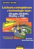 Lecteurs et enregistreurs � technologie laser : CD-audio, CD-R(W), MiniDisc et DVD : Fonctionnement et maintenance