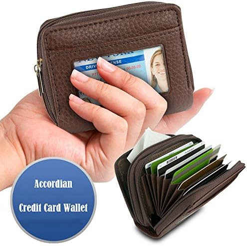 Accordion Cardholder Wallet (Brown)