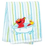 Elmo Baby Towel Stripped