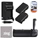 Battery Grip Kit for Canon EOS 6D Digital SLR Camera Includes Vertical Battery Grip + Qty 2 Replacement LP-E6 Batteries + Rapid AC/DC Charger + More!!