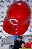 Pete Rose Hand Signed Cincinnati Reds Full Size Authentic Batting Helmet - Autographed MLB Helmets and Hats