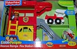 Fisher Price Little People Rescue Ramps Fire Station 2-5yrs