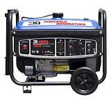 ETQ TG32P12CA 4,000 Watt 6.5 HP 210cc 4-Cycle OHV Gas Powered Portable Generator (CARB Compliant)
