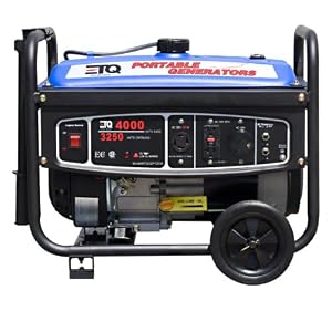 ETQ TG32P12CA 4,000 Watt 6.5 HP 210cc 4-Cycle OHV Gas Powered Portable Generator (CARB Compliant) by