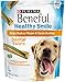 Purina Beneful Healthy Smile Dental Twists Peanut Butter With Real Parsley Adult Dog Treats - 7 Ct. Pouch