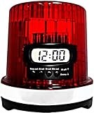NHL League Logo The Goal Light Alarm Clock, Small, Black