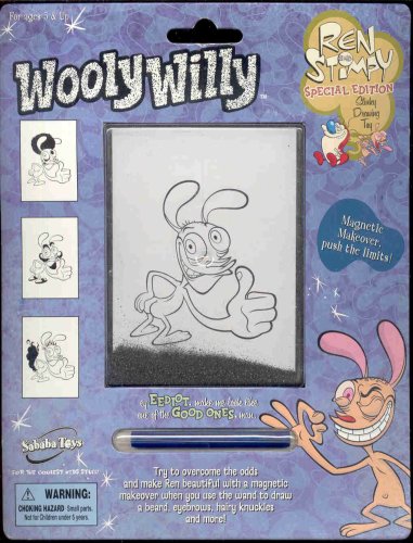 REN Wooly Willy Ren Stimpy Magnetic Drawing Toy REN Wooly Willy Ren Stimpy Magnetic Drawing Toy