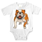 Onesie with bulldog, dog, pet