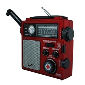 American Red Cross FR300 Emergency Radio, Red by Eton