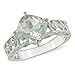 2 ct.t.w. Green Amethyst and Diamond Accent title=