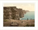 Cliffs at Moher. Co. Claire. (Clare Co.) Ireland, c. 1890s, (L) Library Image