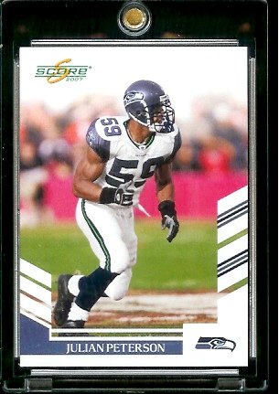 2007 Score # 133 Julian Peterson - Seattle Seahawks - NFL Football Card