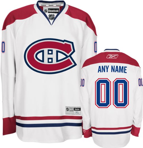 Montreal Canadiens White Premier Jersey: Customizable NHL Jersey