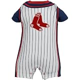 Majestic Boston Red Sox Newborn White Pinstripe Romper