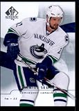 2008 2009 Upper Deck SP Authentic Hockey Card # 78 Daniel Sedin Canucks Mint Condition - Shipped In Protective ScrewDown Display Case!!