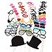 51PCS Colorful Props On A Stick Mustache Photo Booth Party Fun Wedding Christmas Birthday Favor
