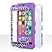 ULAK iPhone 5C Case, 3in1 Anti Slip iPhone 5C Case Hybrid with Soft Flexible Inner Silicone Skin Protective Case Cover for Apple iPhone 5C Tribal + Purple